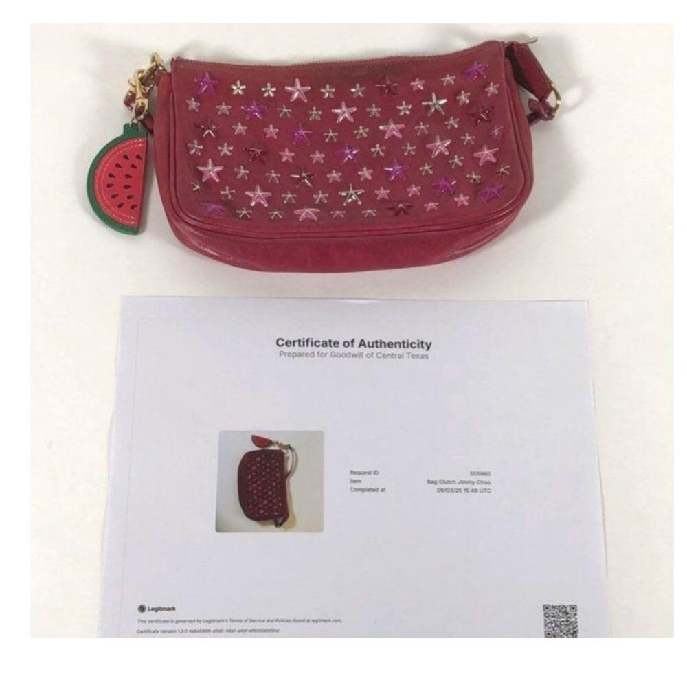 Jimmy Choo Pimlico Star-Studded Mini Bag EUC
